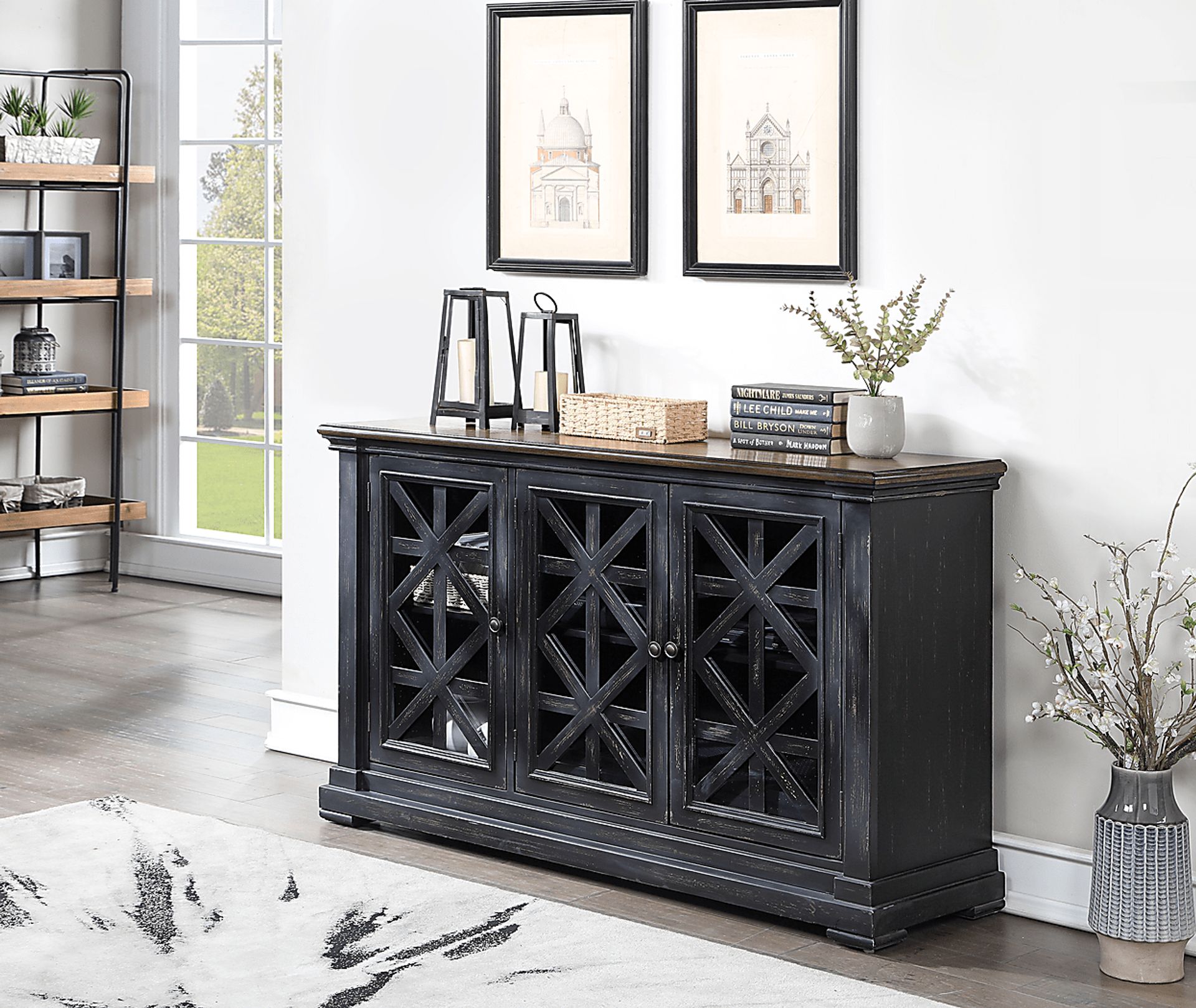 Huntwell Black Credenza - Image 2