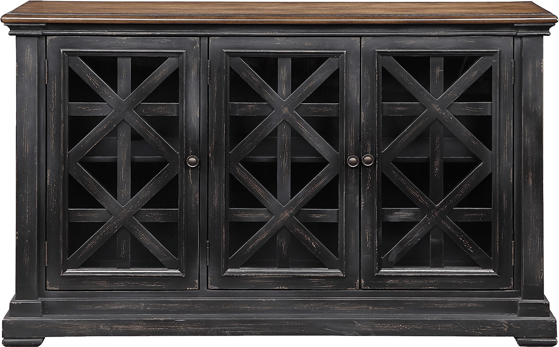 Huntwell Black Credenza - Image 3
