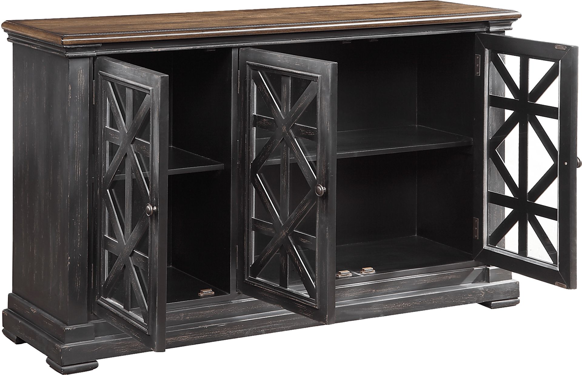 Huntwell Black Credenza - Image 4