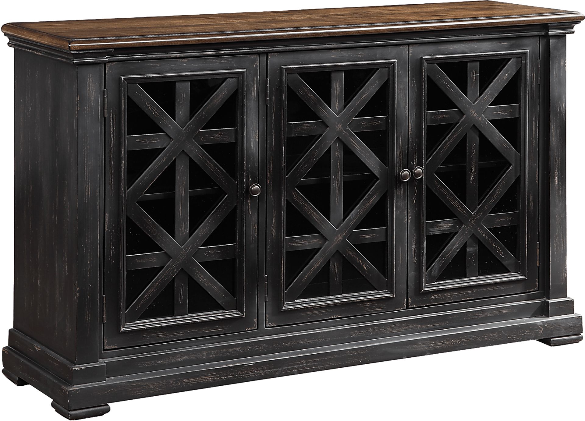 Huntwell Black Credenza - Image 1