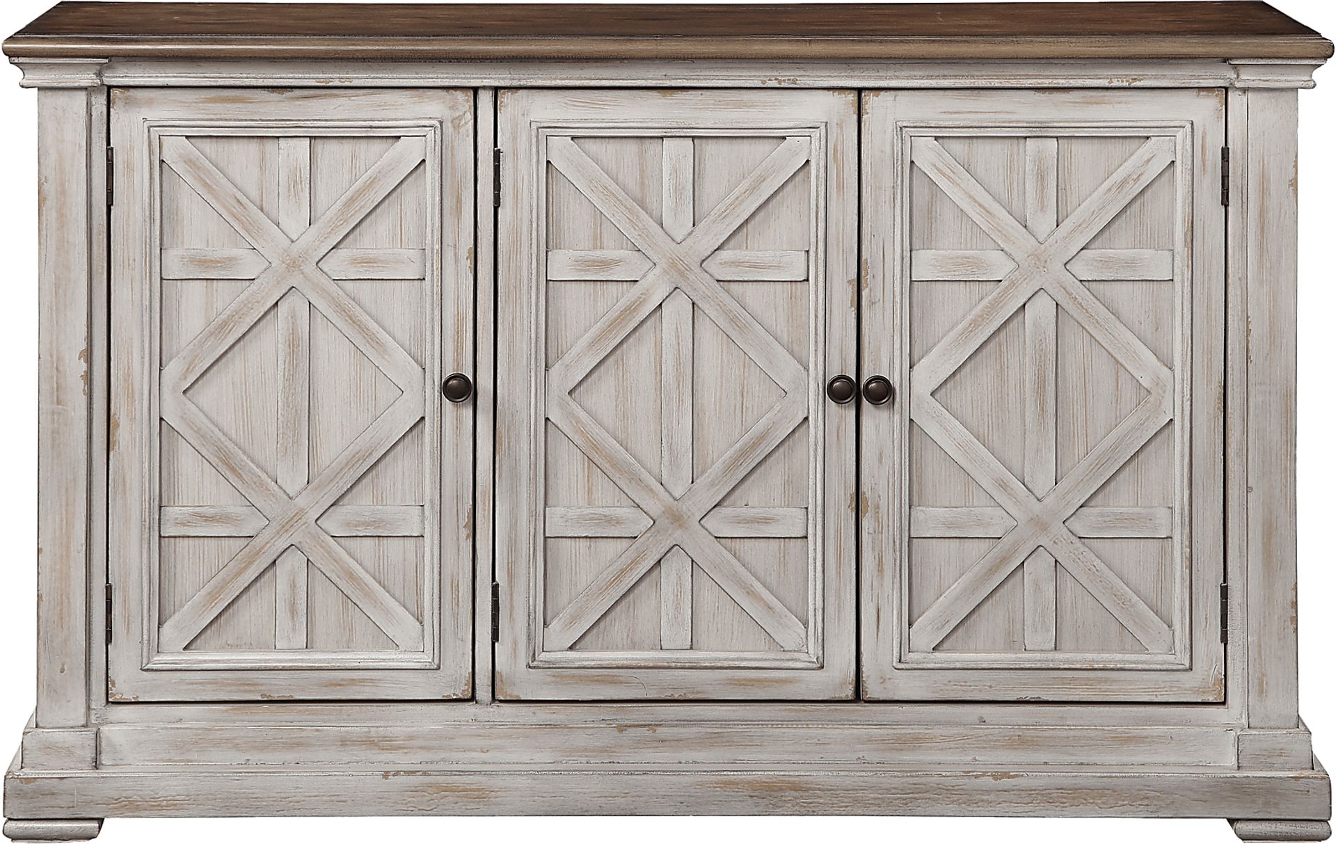 Huntwell White Credenza - Image 3