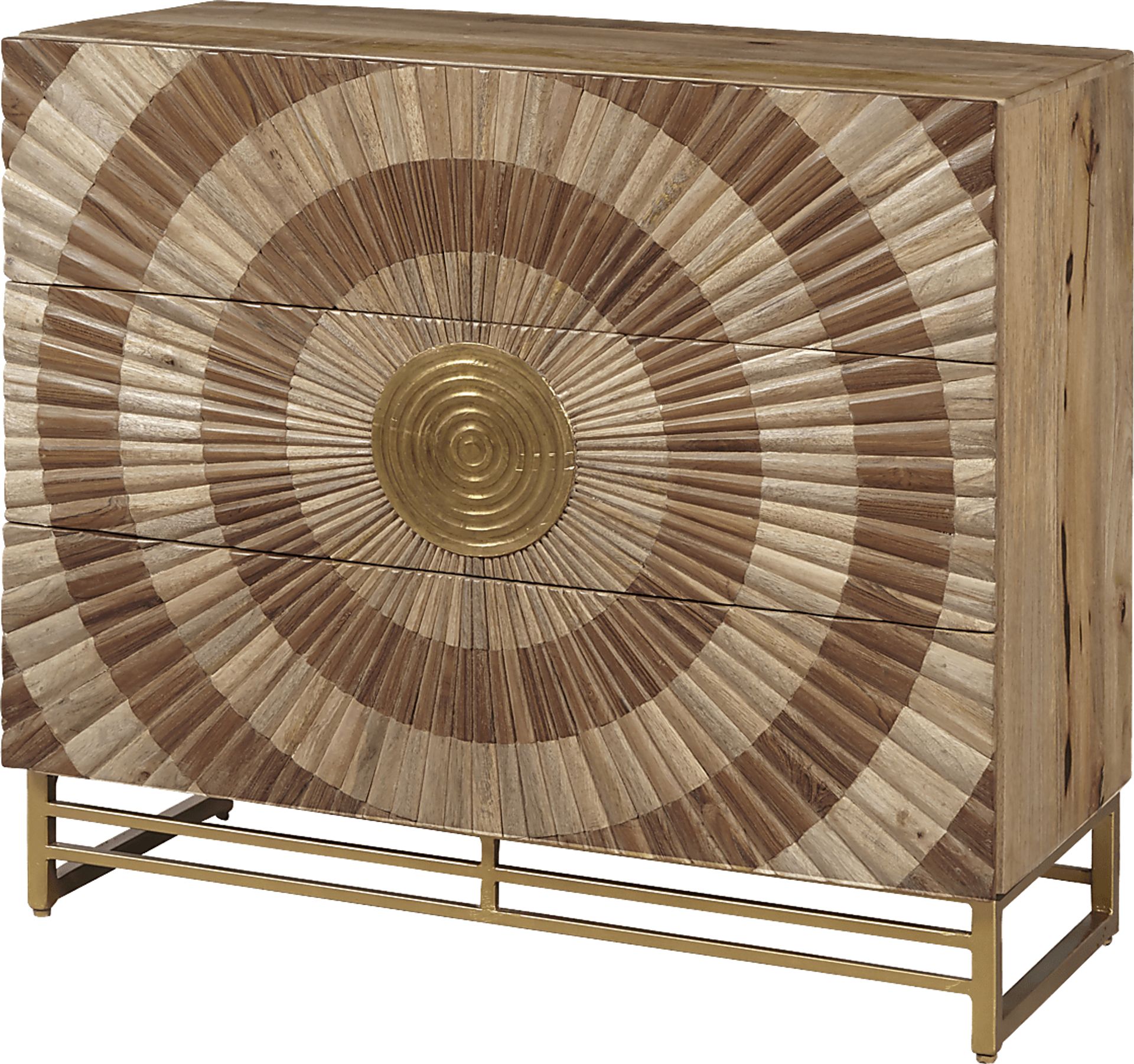Hurleston Brown Accent Cabinet - Image 3