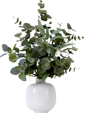Hurlingame Green Plant with Ceramic Planter