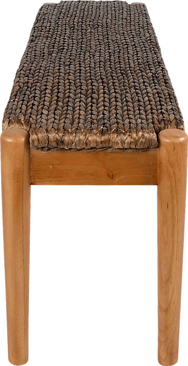 Hurlingham Brown Accent Bench - Thumbnail - Image 2