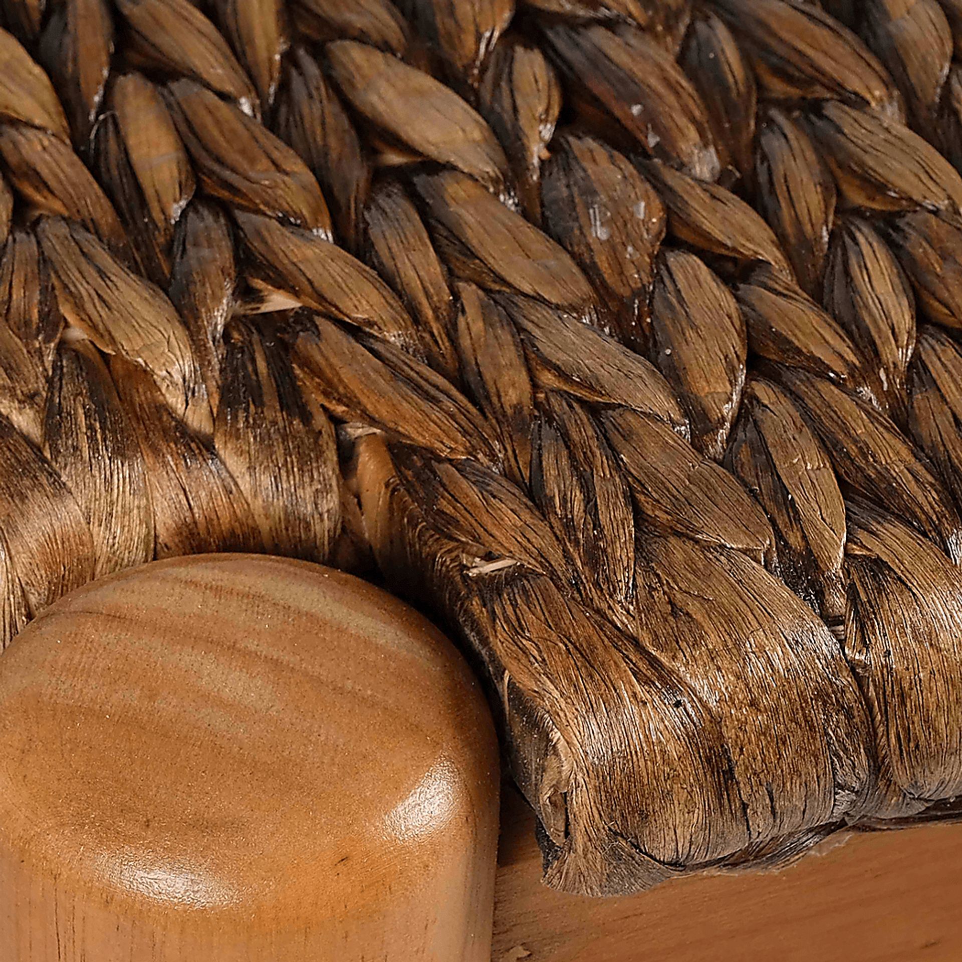 Hurlingham Brown Accent Bench - Image 3