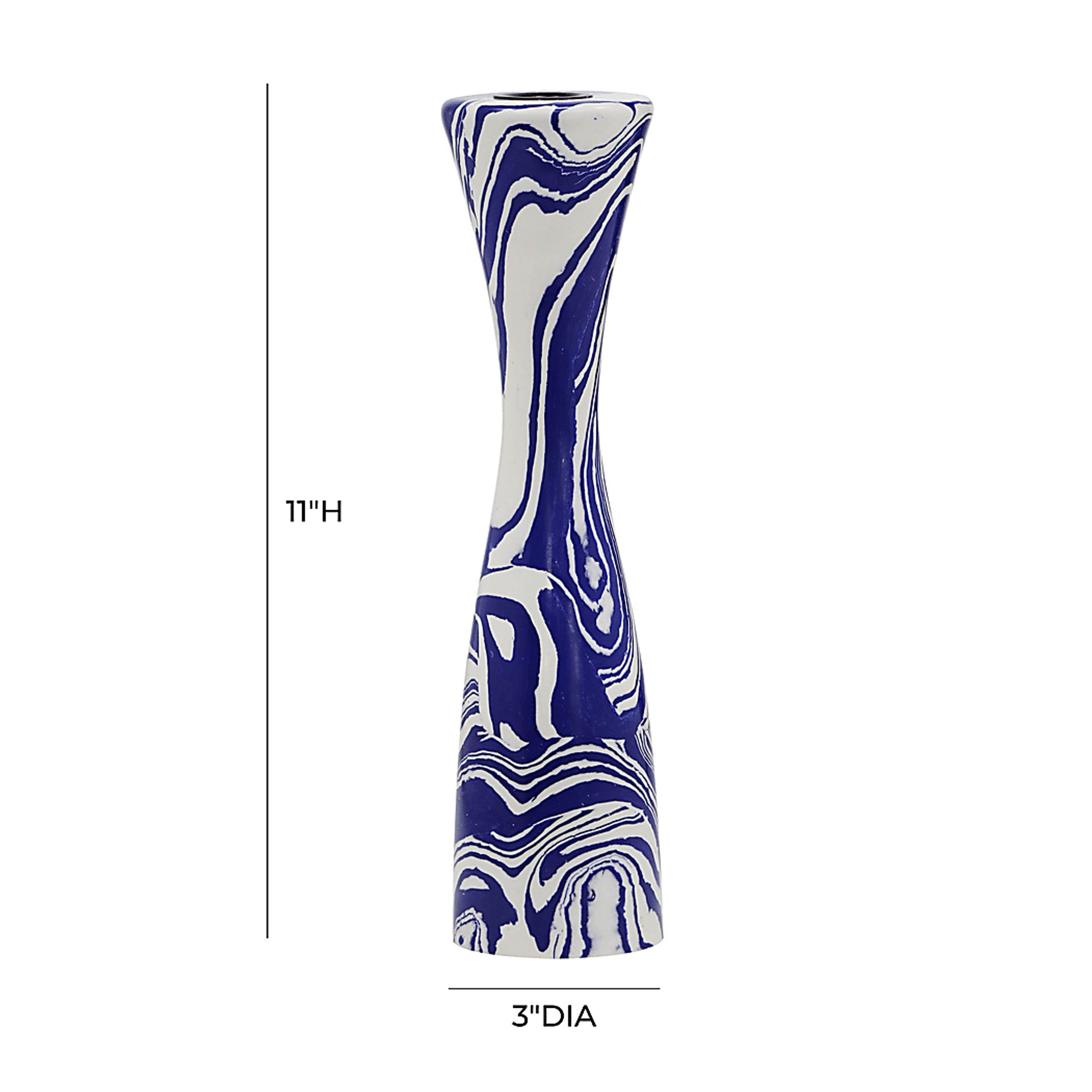 Hurlstone II Blue Candle Holder - Image 4