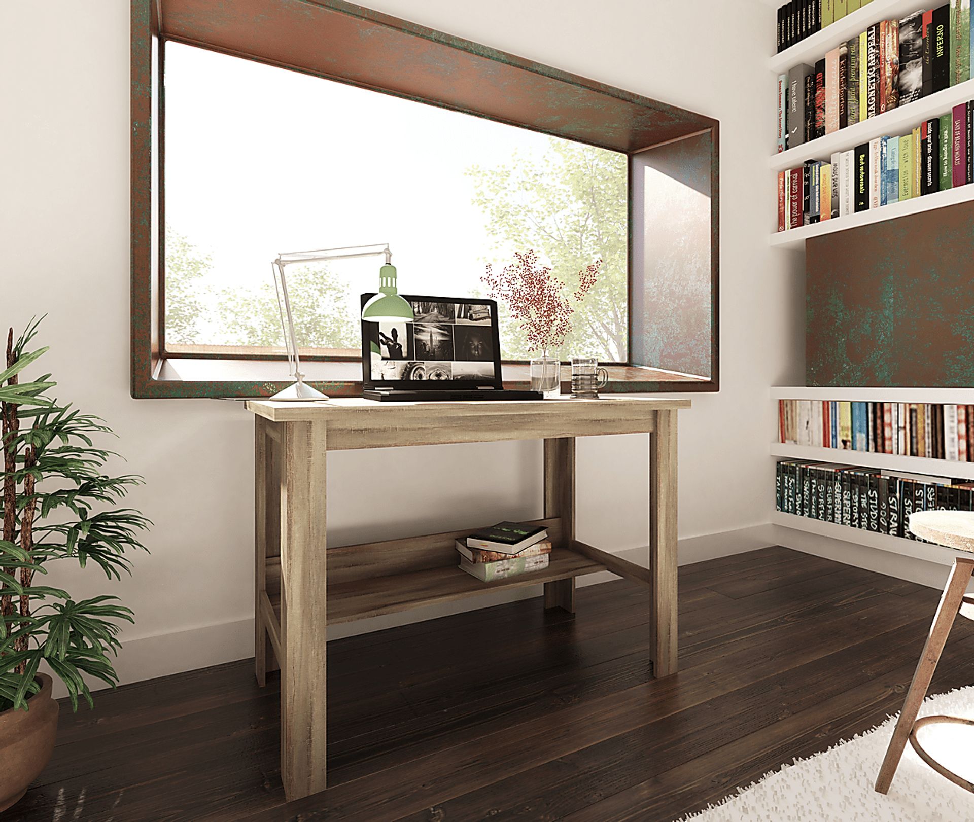Hurndon Natural Desk - Image 7