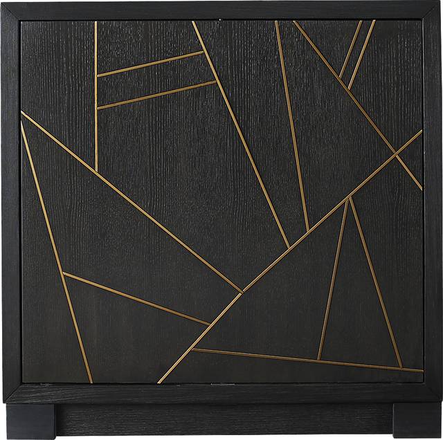 Hursey Black Accent Cabinet - Thumbnail - Image 2