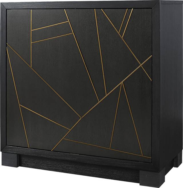 Hursey Black Accent Cabinet - Thumbnail - Image 4