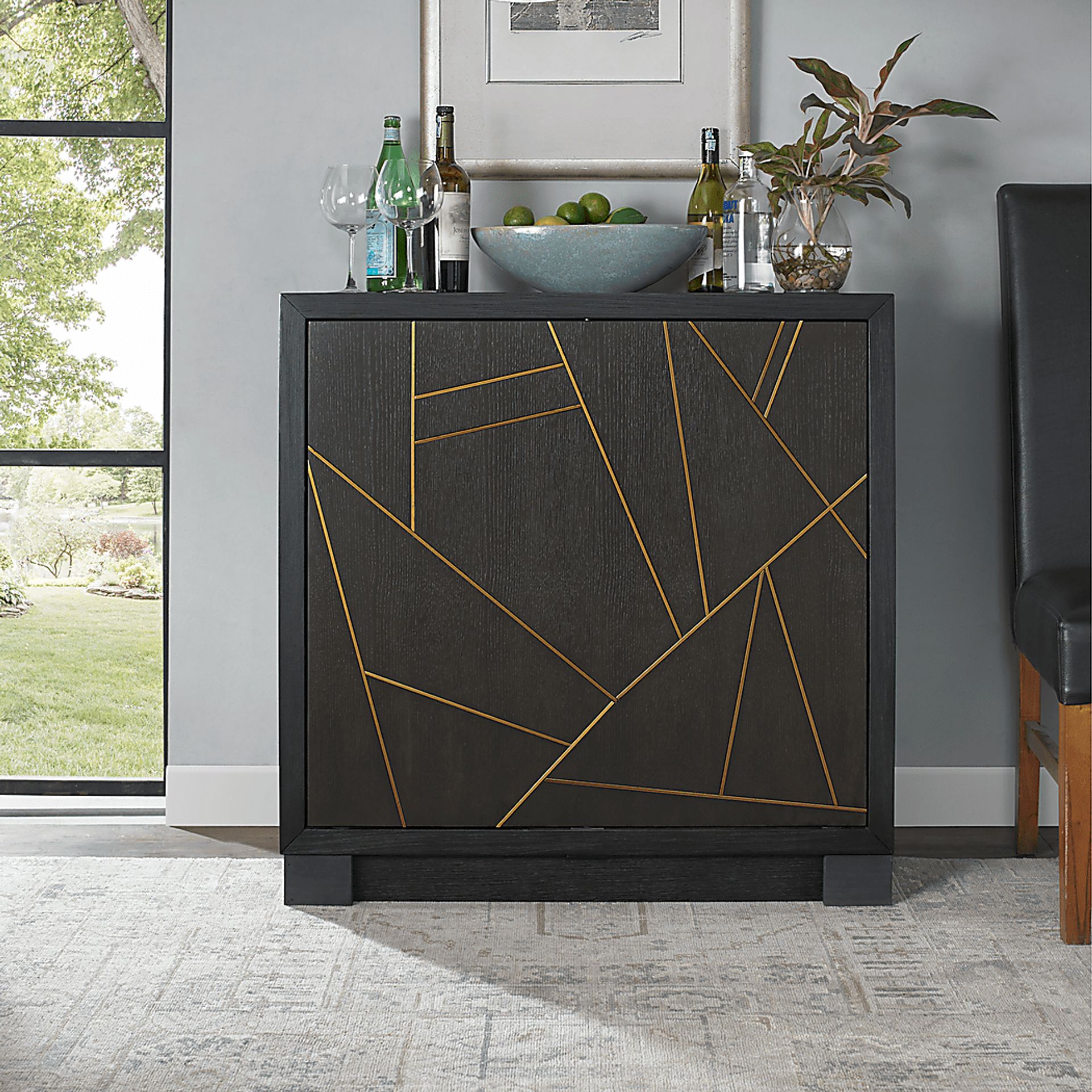 Hursey Black Accent Cabinet - Image 8