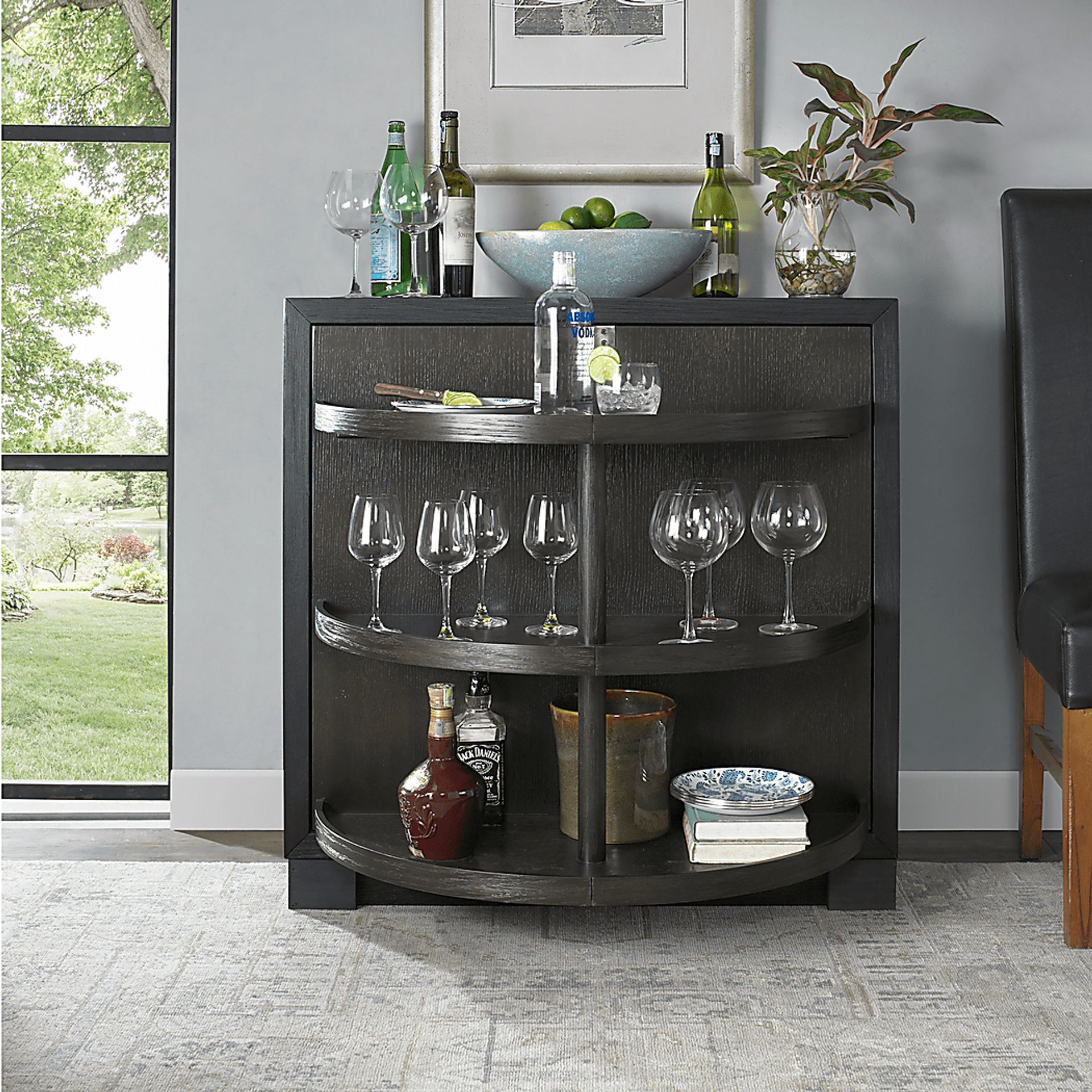 Hursey Black Accent Cabinet - Image 9