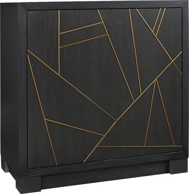 Hursey Black Accent Cabinet - Thumbnail - Image 1