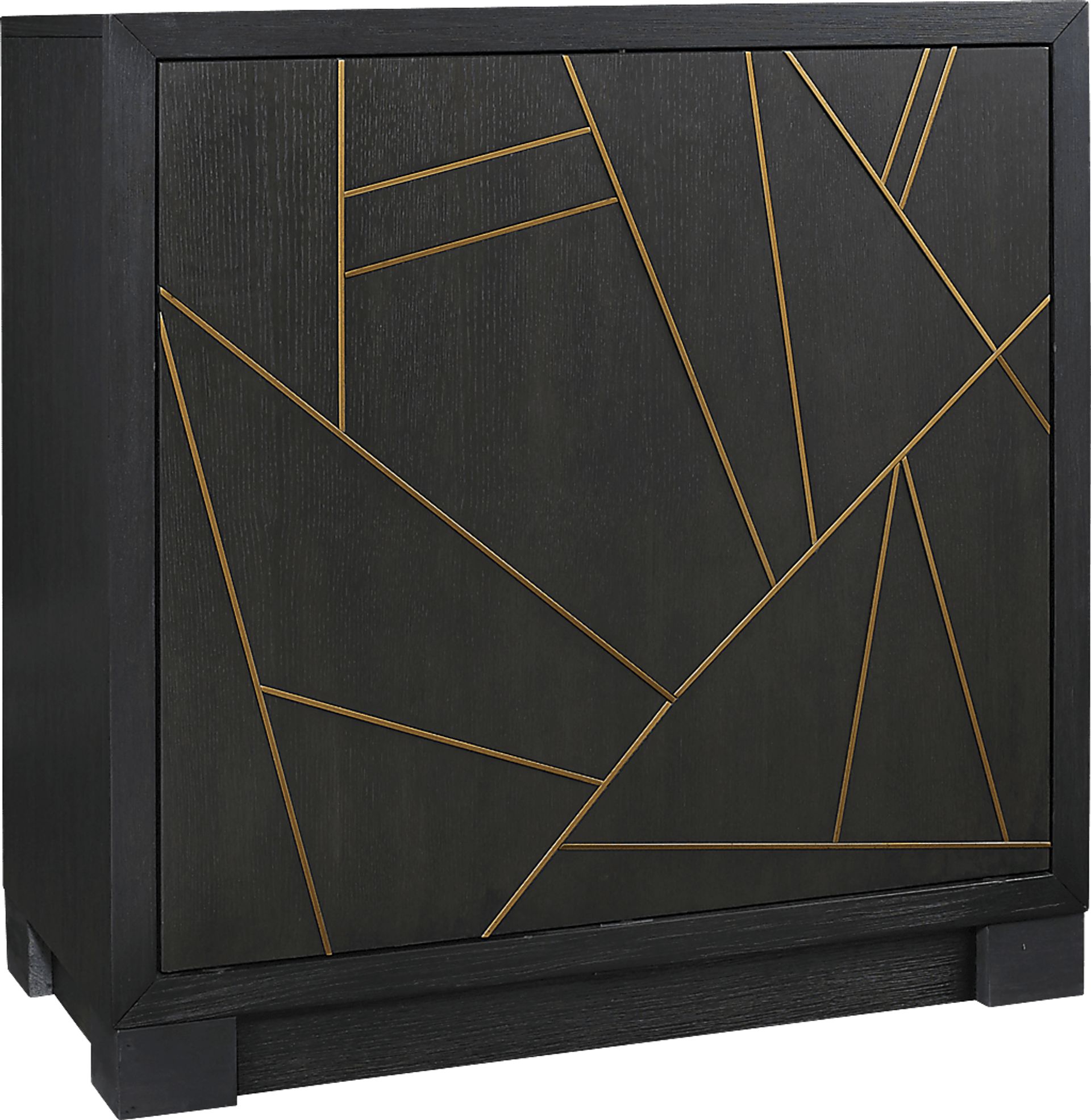 Hursey Black Accent Cabinet - Image 1