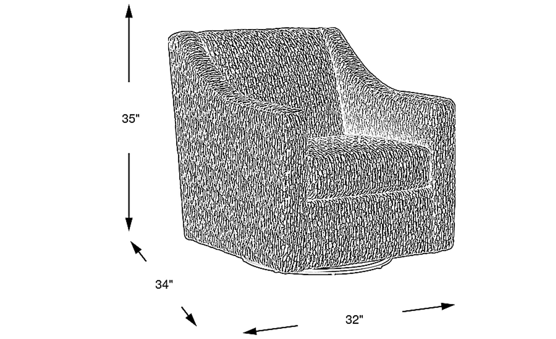 Dimension Image. Please refer to the Dimension Tab on this page for dimension details.
