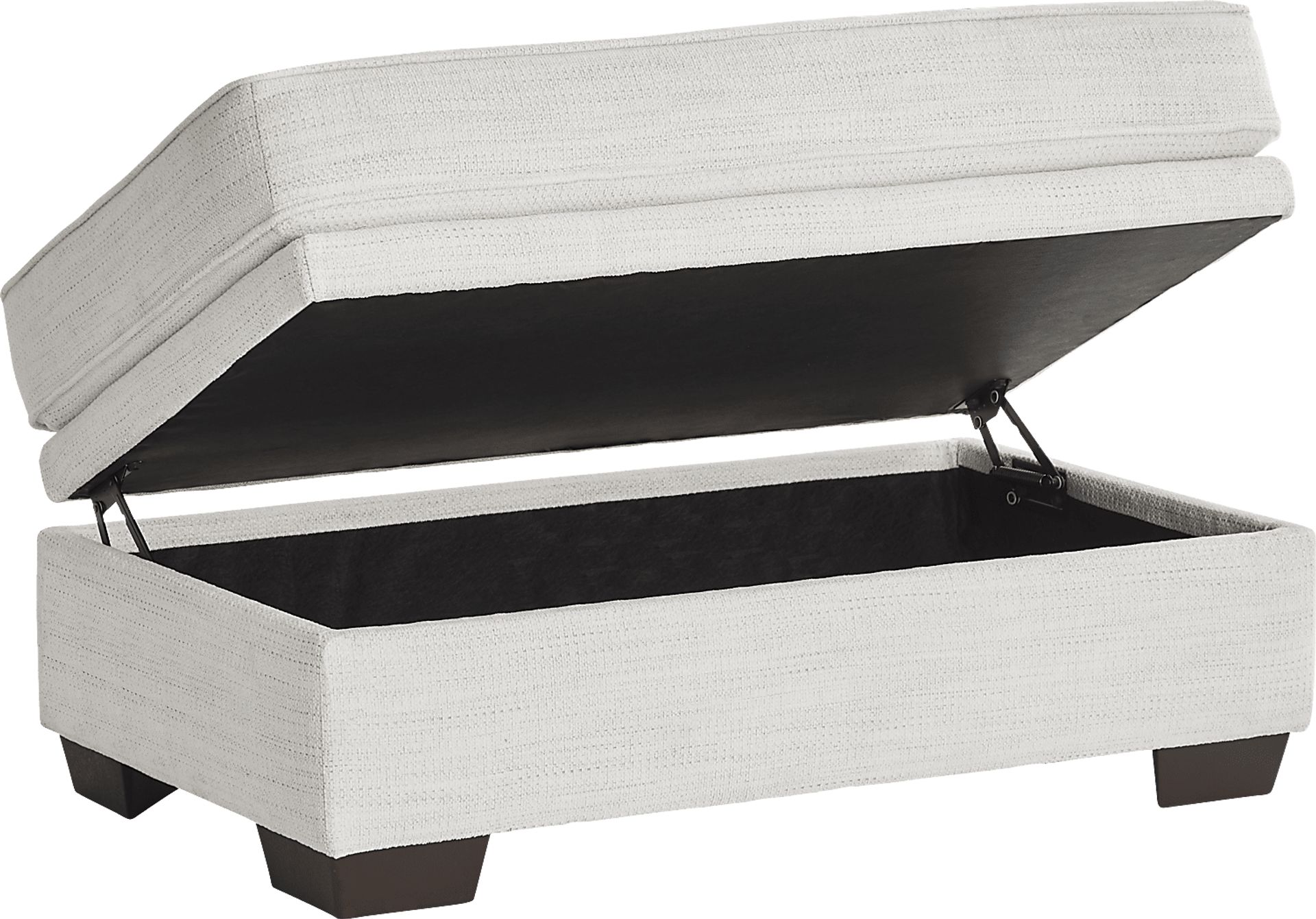 Hutchinson Cream Storage Ottoman - Image 3