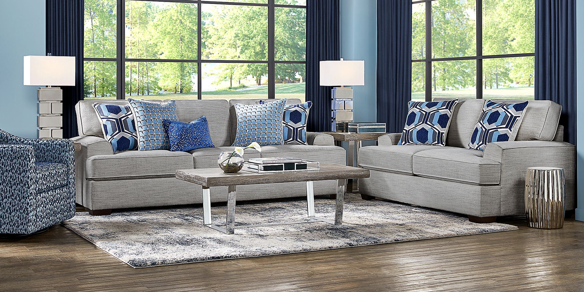 Hutchinson Gray Sofa - Image 2