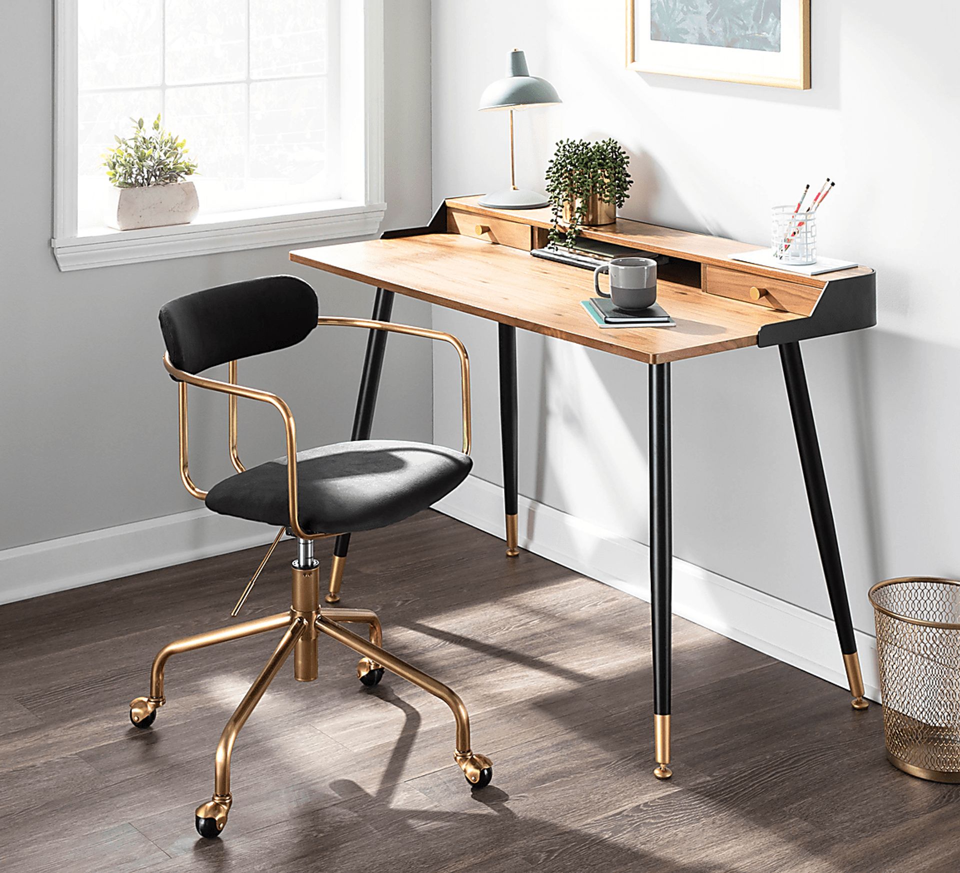 Hyalite Black Office Chair - Image 7
