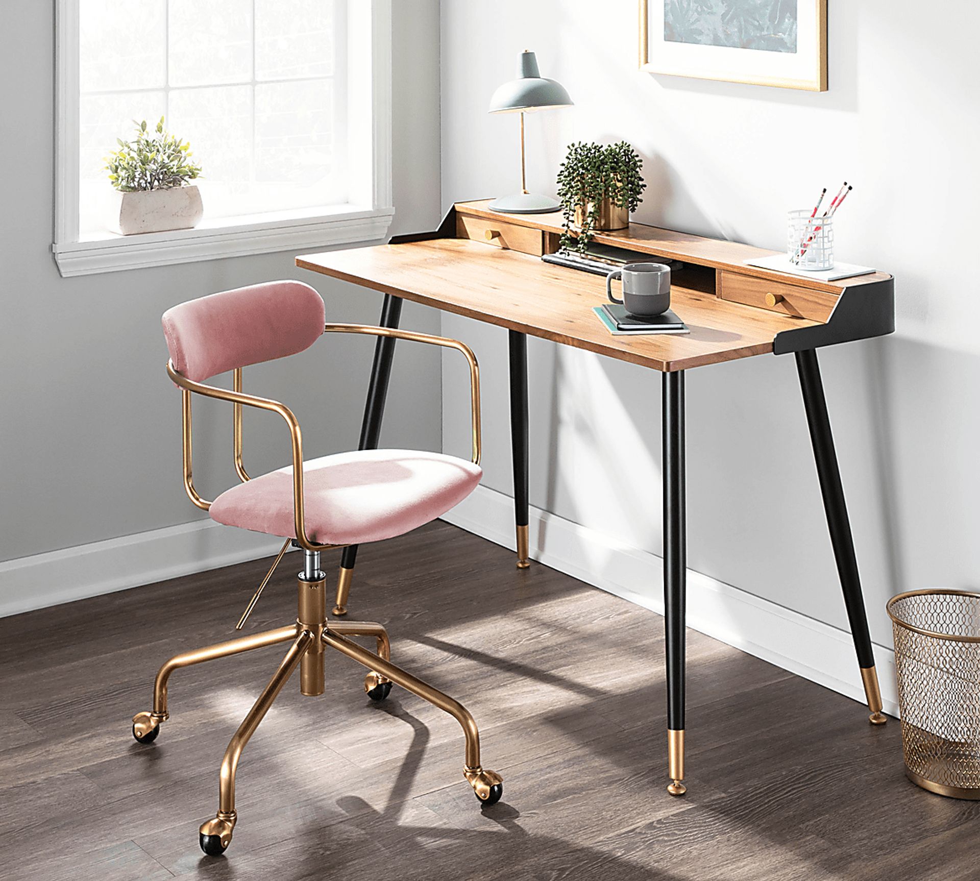 Hyalite Pink Office Chair - Image 7
