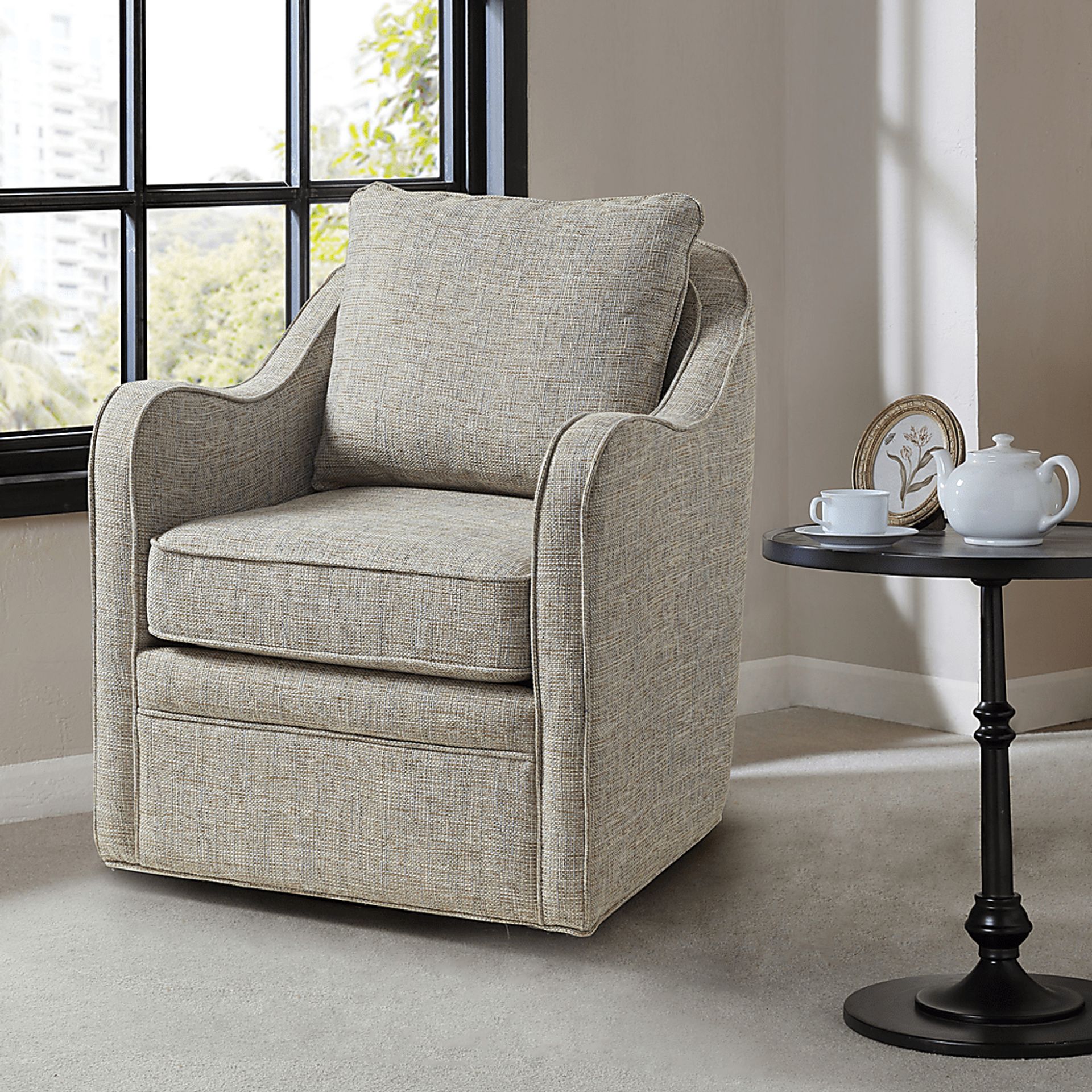 Hyclimb Gray Accent Chair - Image 7