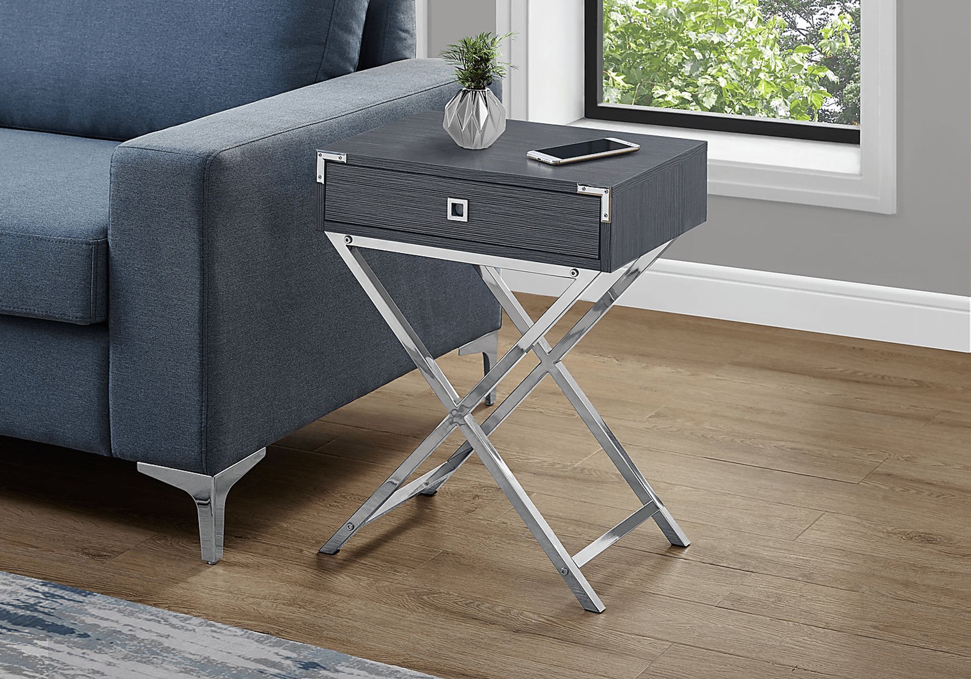 Hydesdale Charcoal Accent Table - Image 2