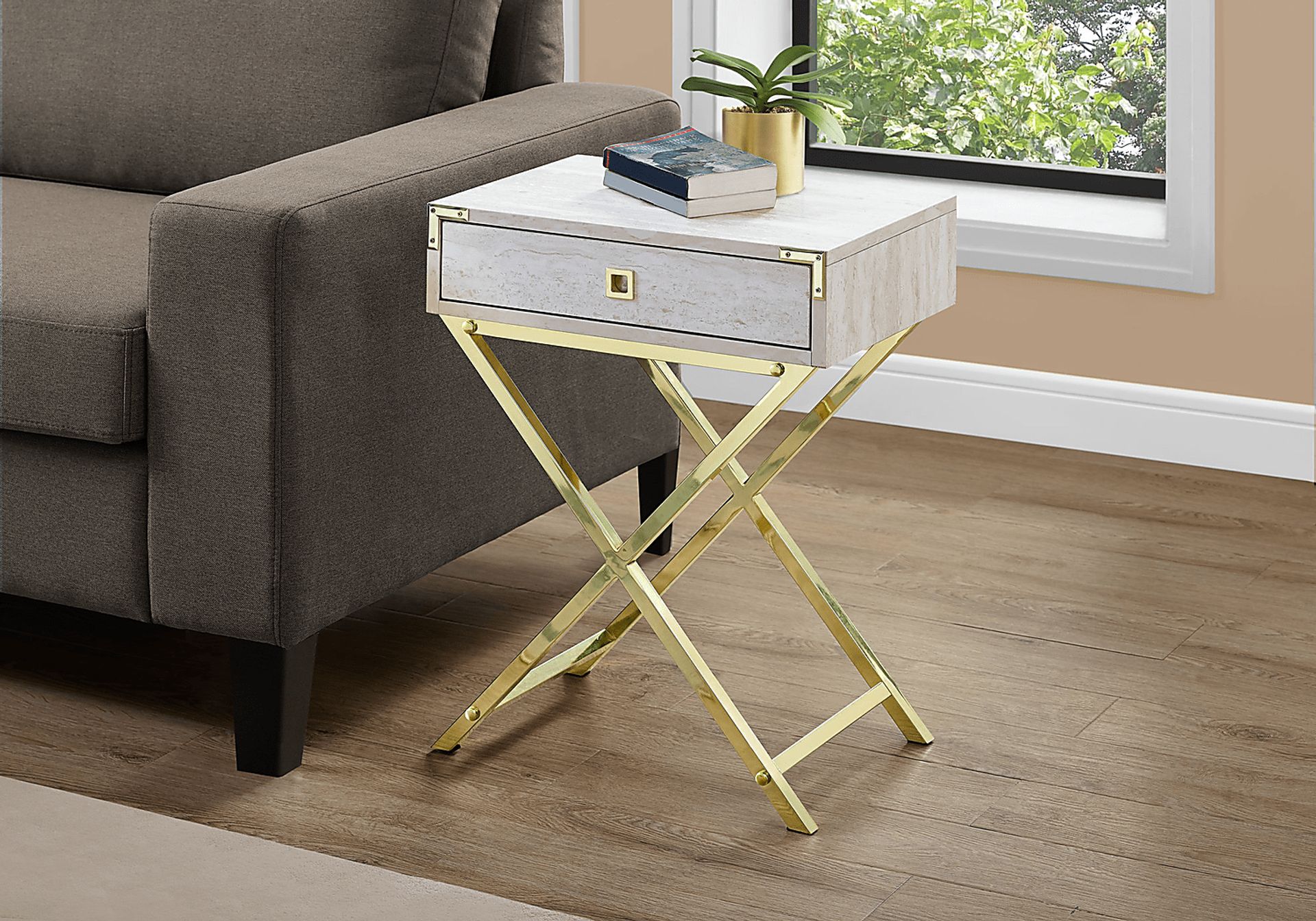 Hydesdale Gold Accent Table - Image 2