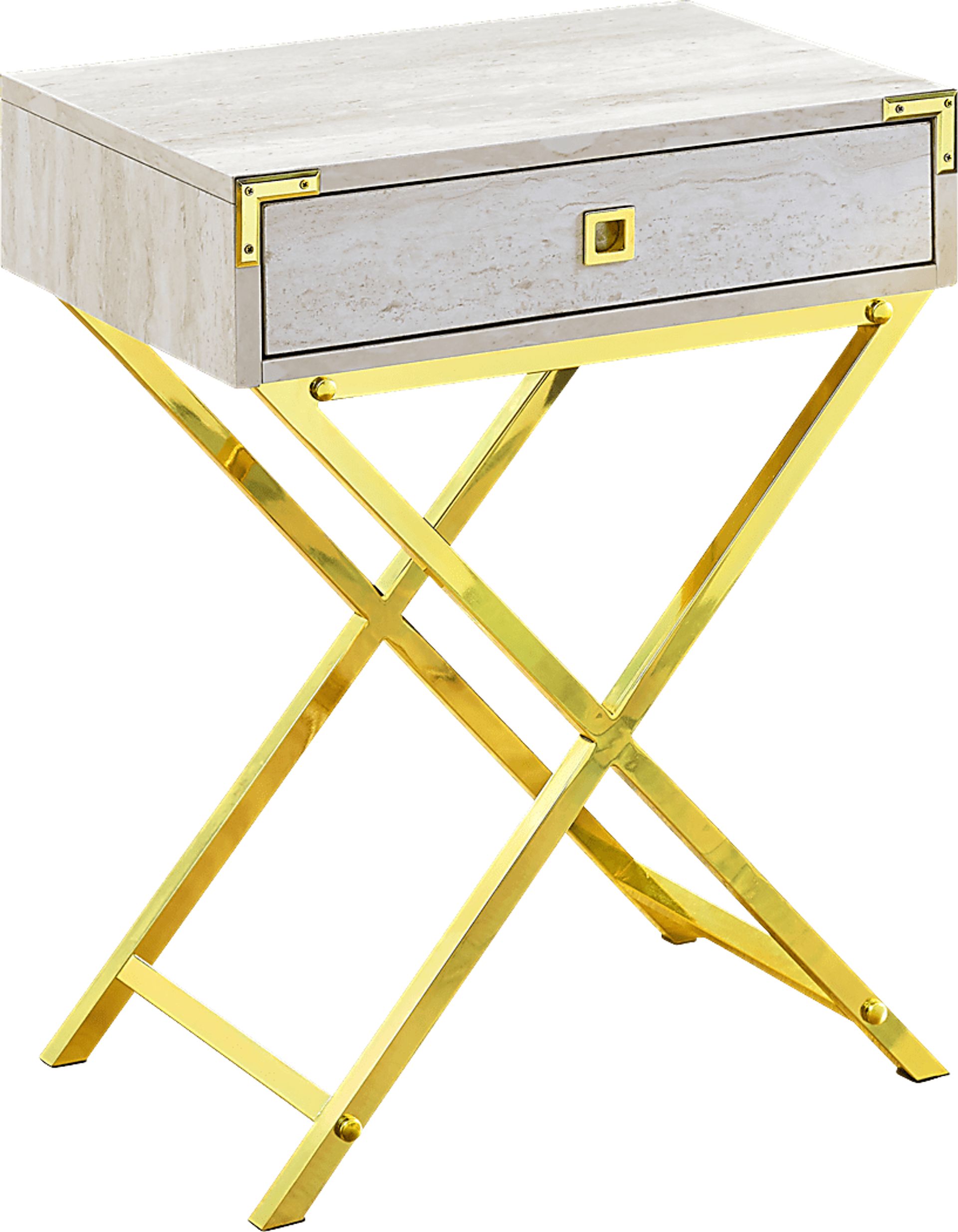 Hydesdale Gold Accent Table - Image 1