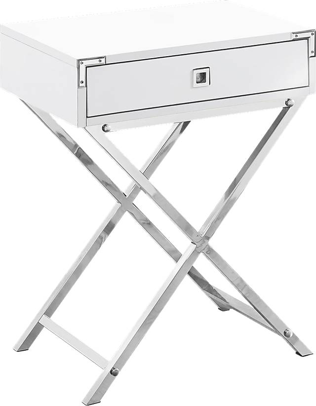 Hydesdale White Accent Table - Thumbnail - Image 1
