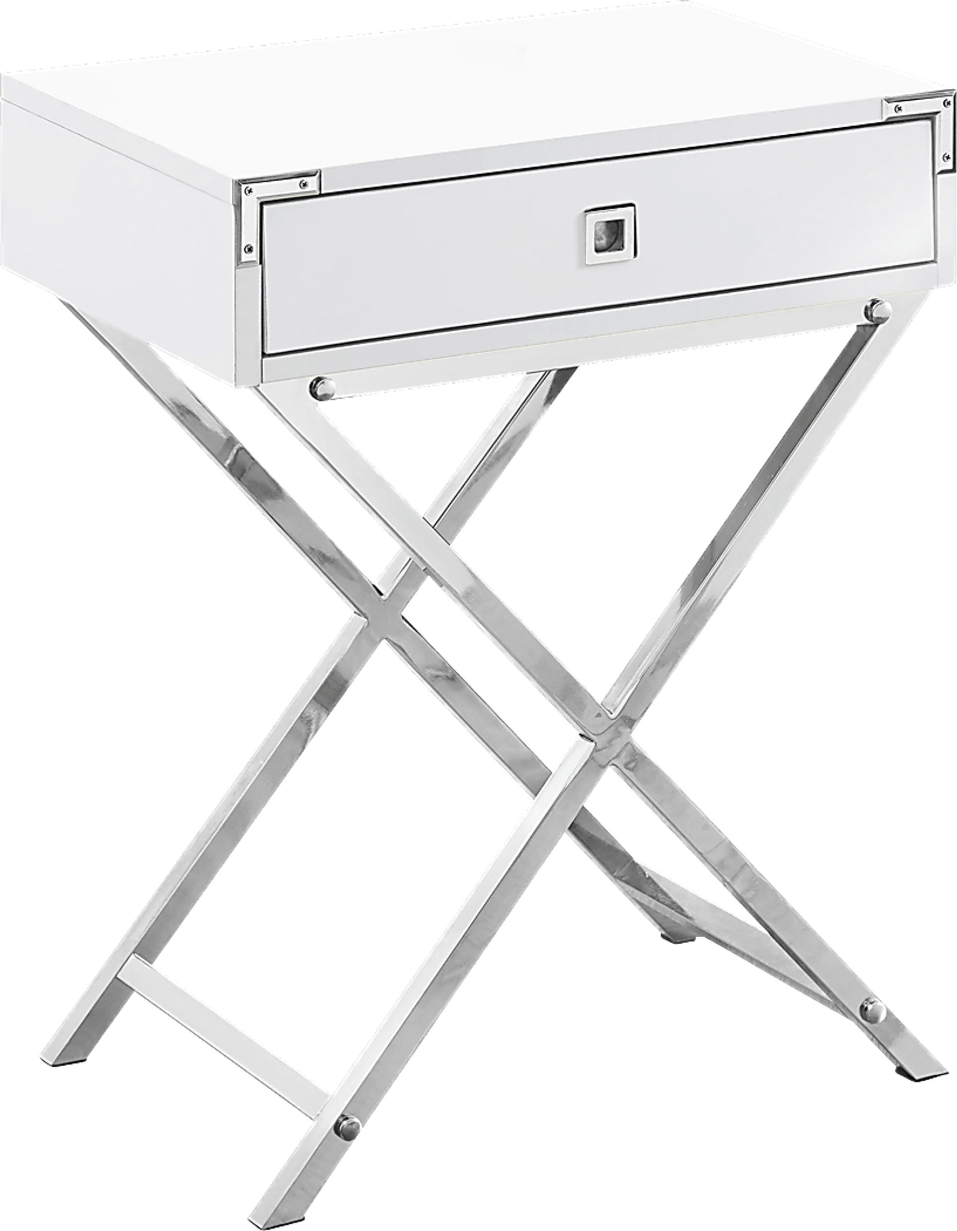 Hydesdale White Accent Table - Image 1