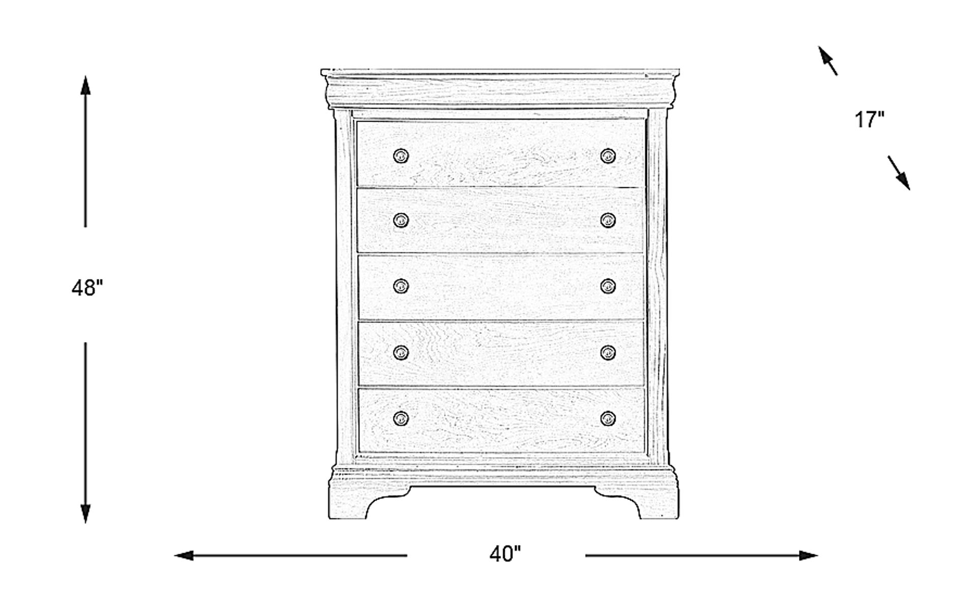 Dimension Image. Please refer to the Dimension Tab on this page for dimension details.