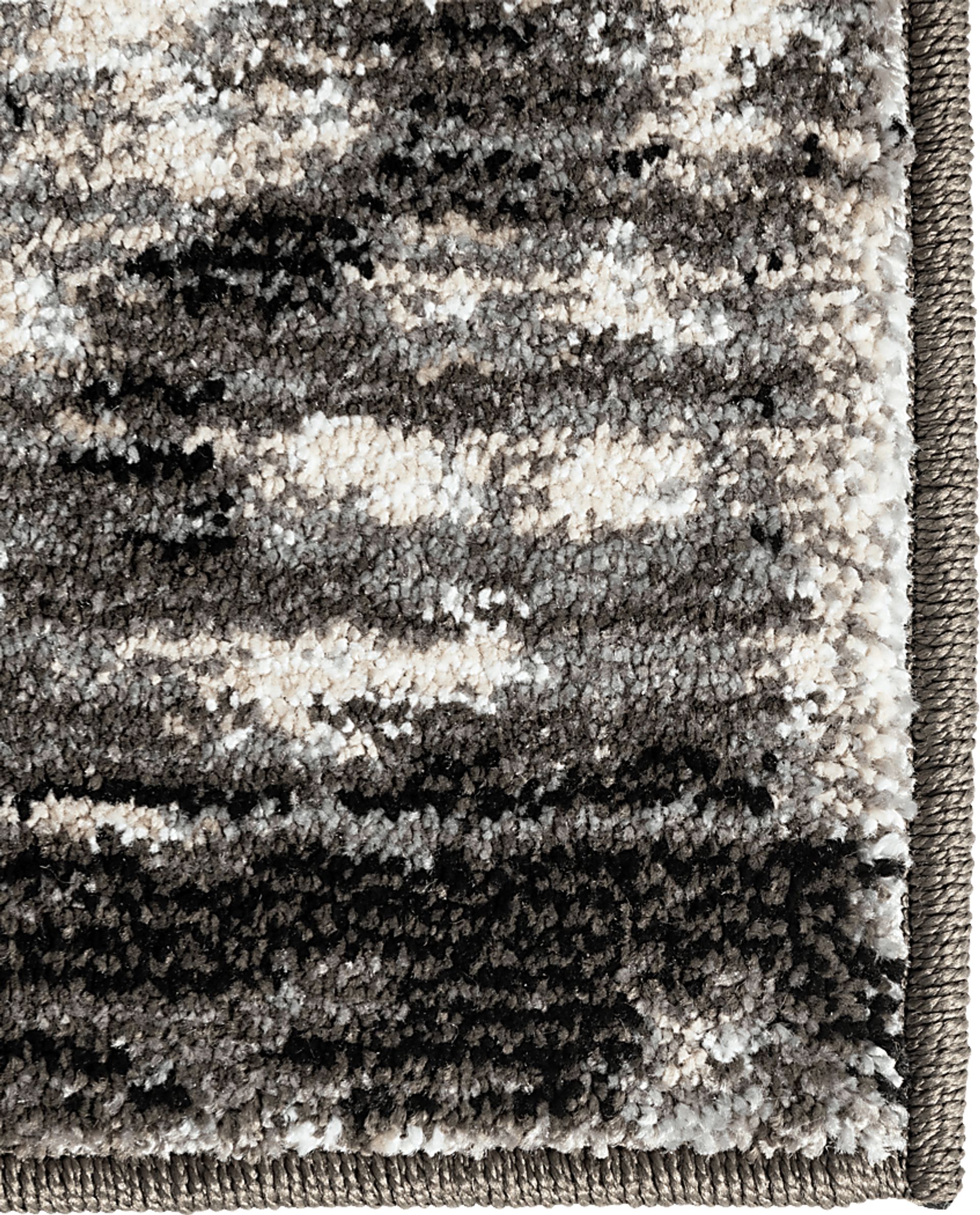 Hydran Gray 5'1 x 7'6 Rug - Image 4