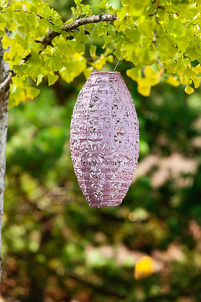 Hymin Estates Outdoor Pink Solar Lantern - Thumbnail - Image 13