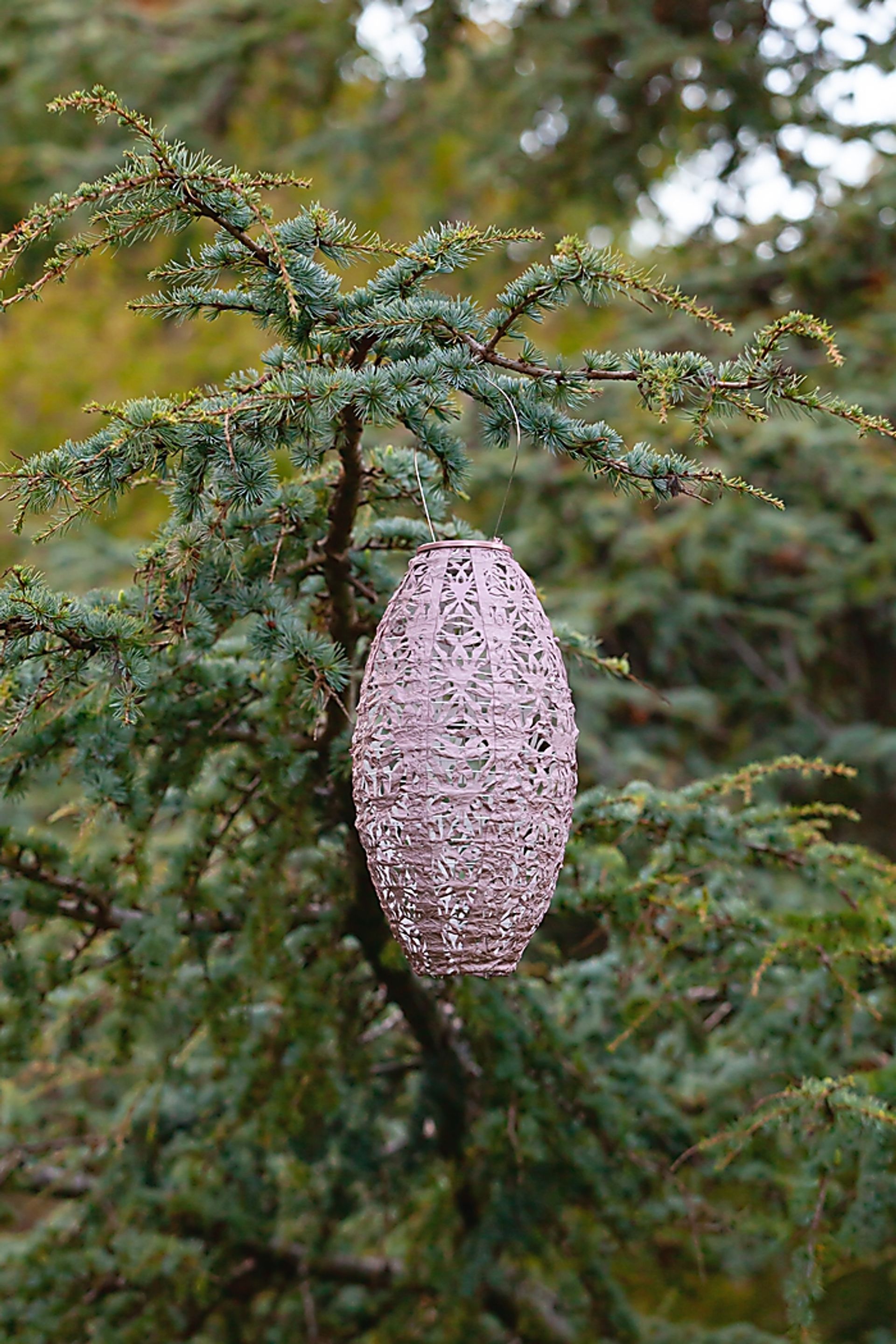 Hymin Estates Outdoor Pink Solar Lantern - Image 7