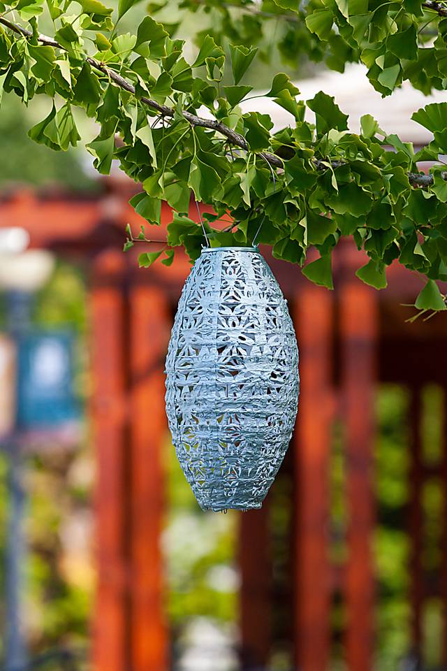 Hymin Estates Outdoor Sage Solar Lantern - Thumbnail - Image 11