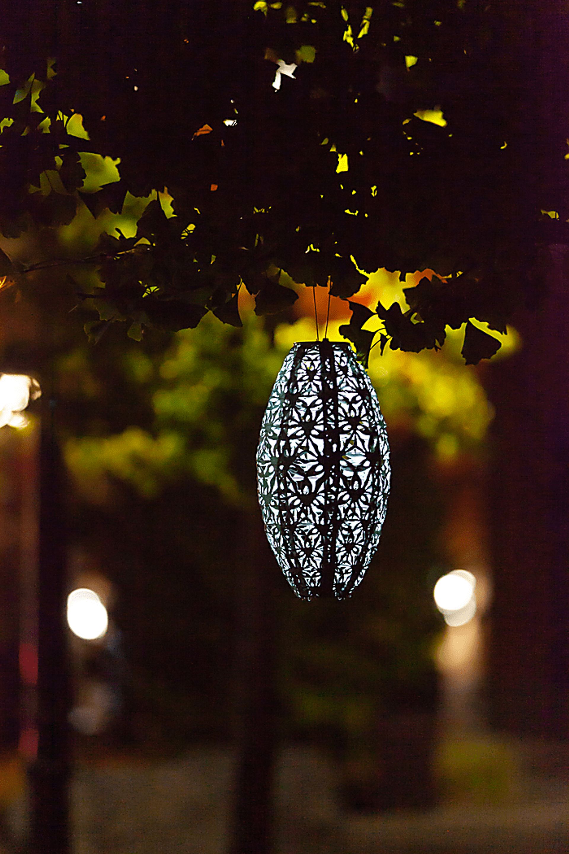 Hymin Estates Outdoor Sage Solar Lantern - Image 19