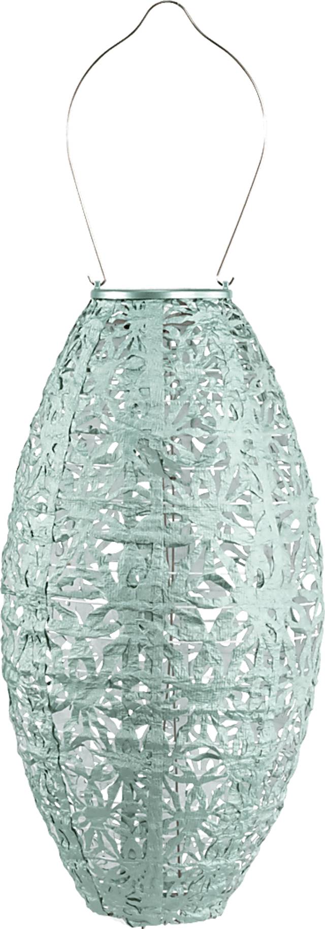 Hymin Estates Outdoor Sage Solar Lantern - Thumbnail - Image 1