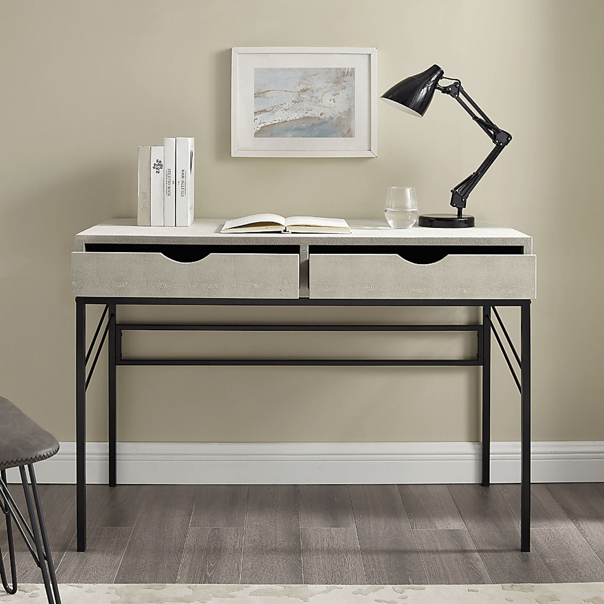 Hyridge White Desk - Image 5