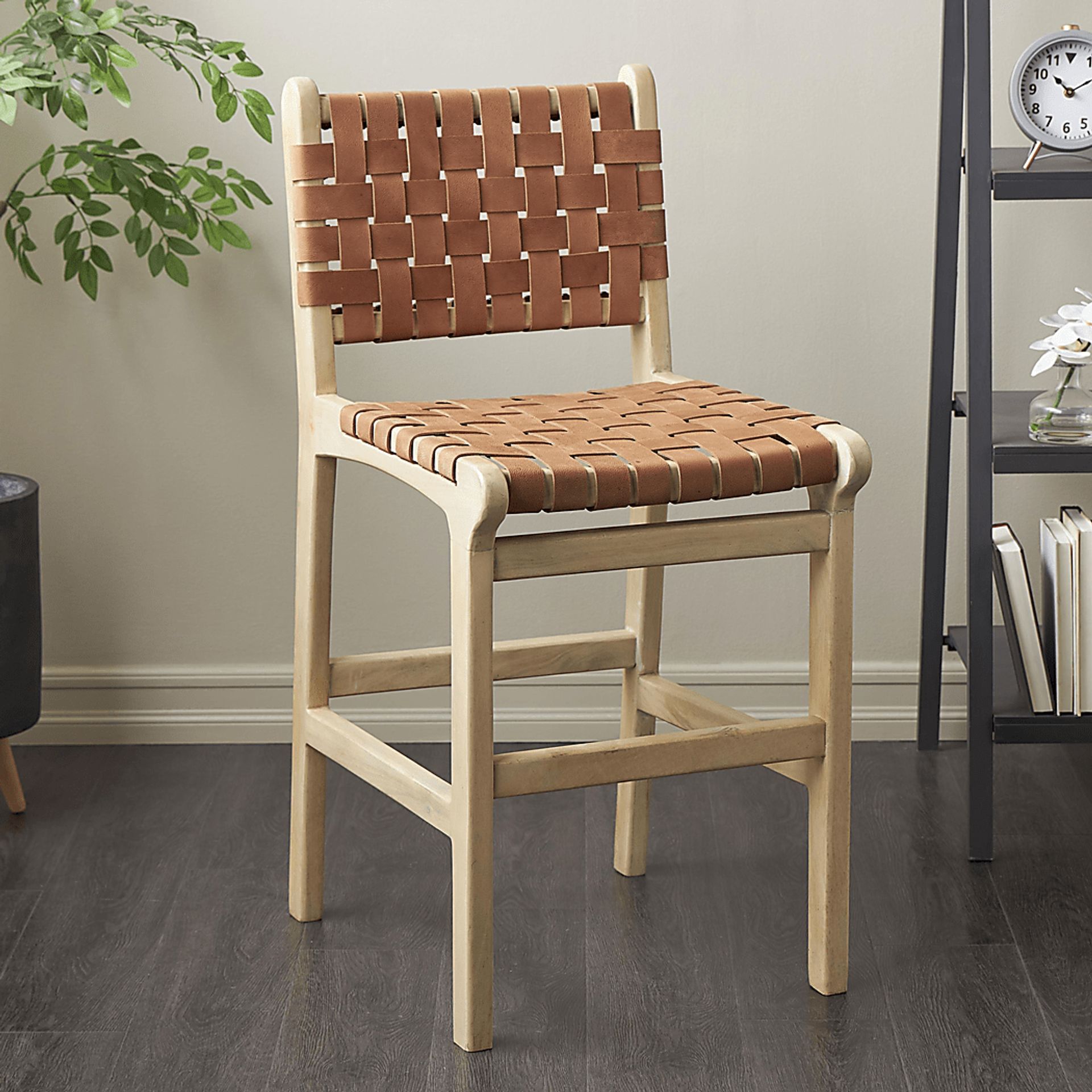 Lagre Brown Barstool - Image 2
