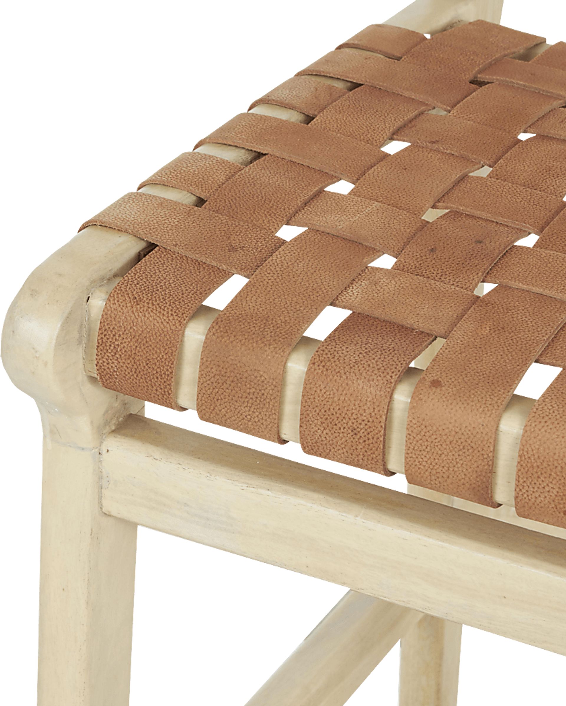 Lagre Brown Barstool - Image 3