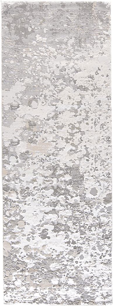 Iariko Silver 2'10 x 7'10 Runner Rug