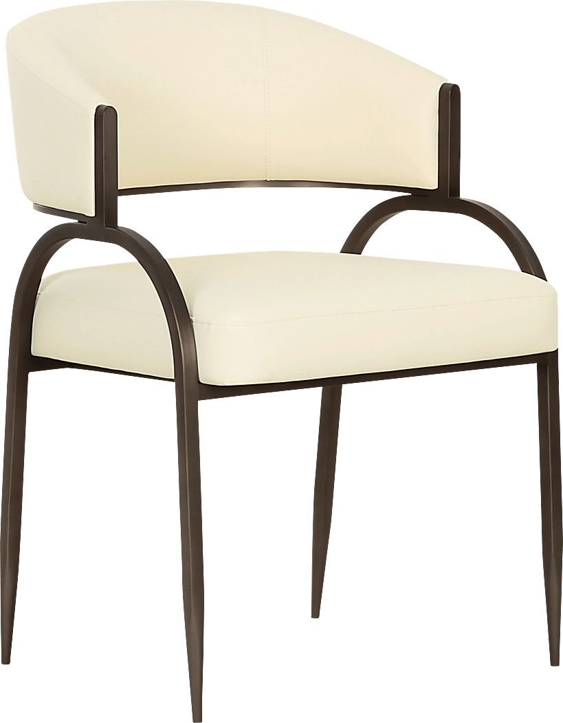 Ibapah II Cream Arm Chair