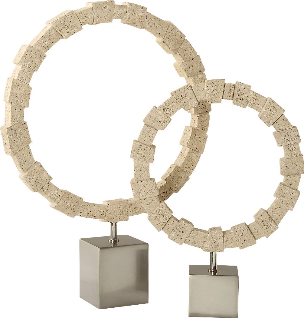 Ibreu Silver Sculpture, Set of 2