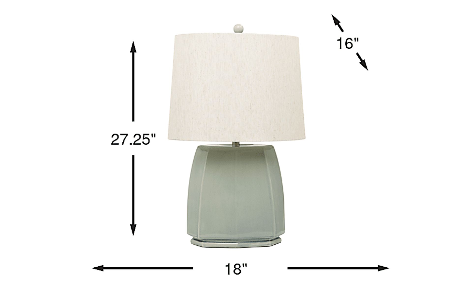 Dimension Image. Please refer to the Dimension Tab on this page for dimension details.