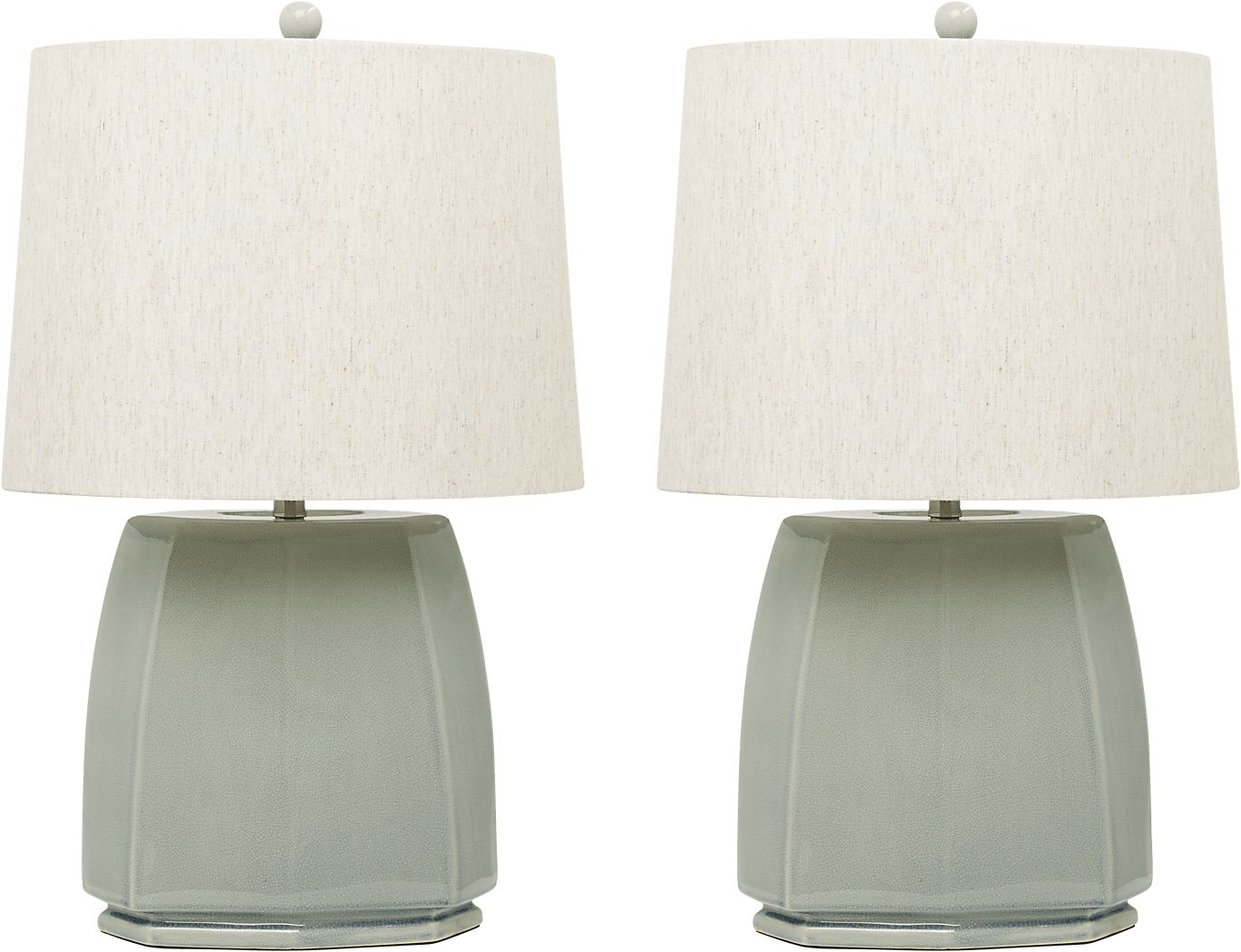 Ibsen Seafoam Table Lamps, Set of 2