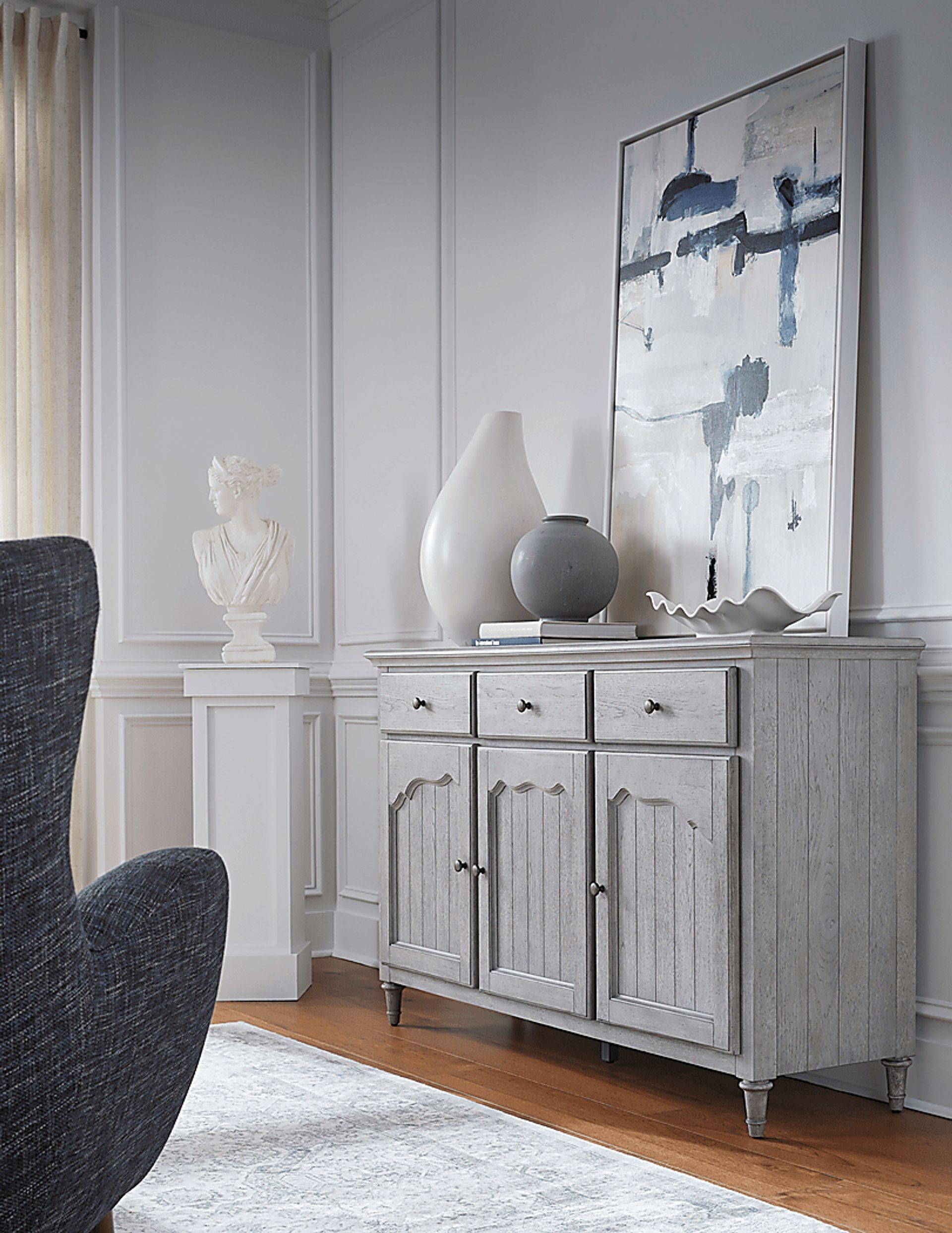 Icegate Gray Sideboard - Image 2