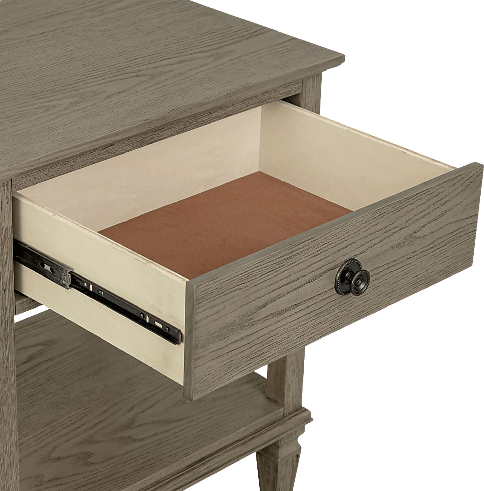 Iceway I Gray Nightstand - Image 7