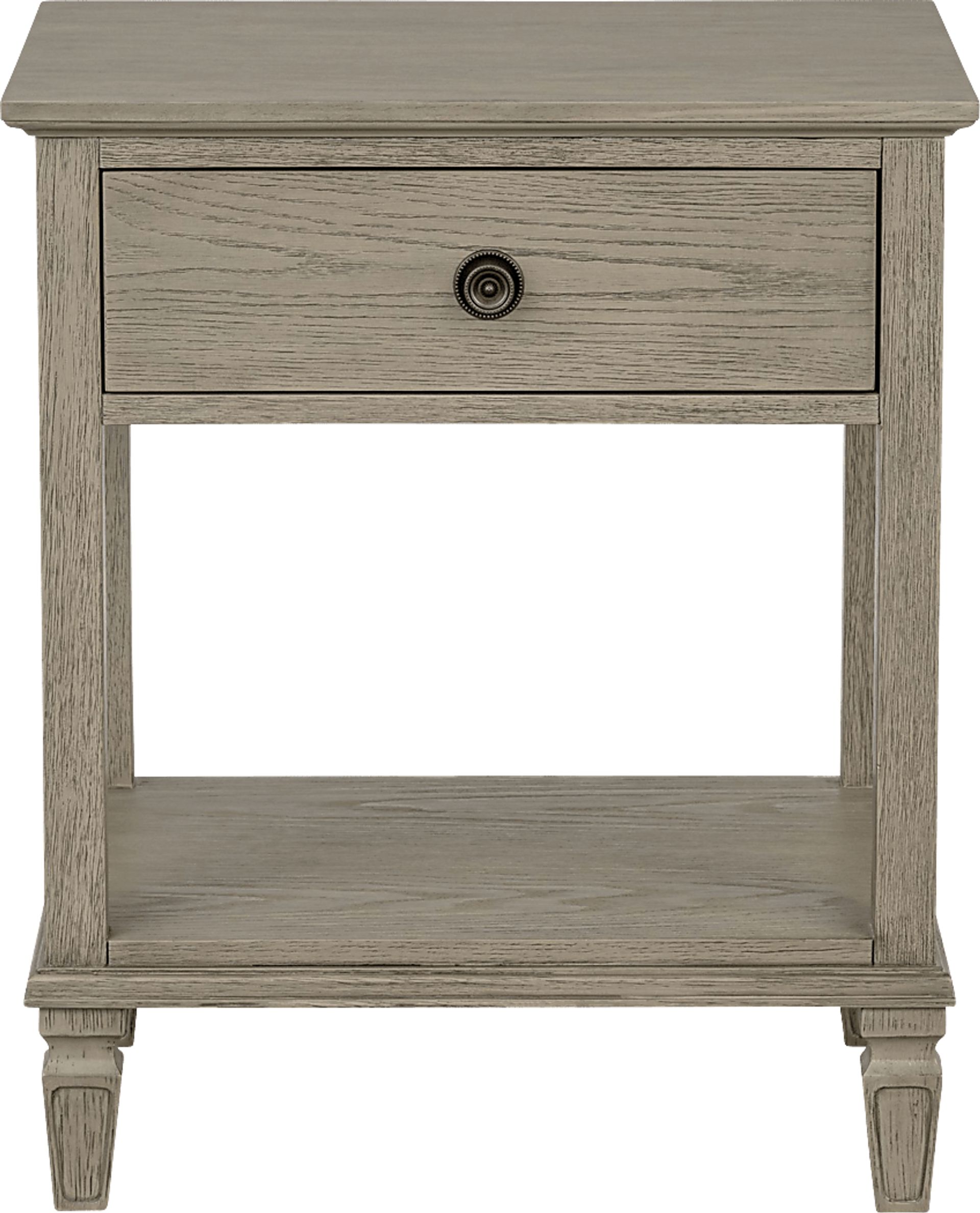 Iceway I Gray Nightstand - Image 1