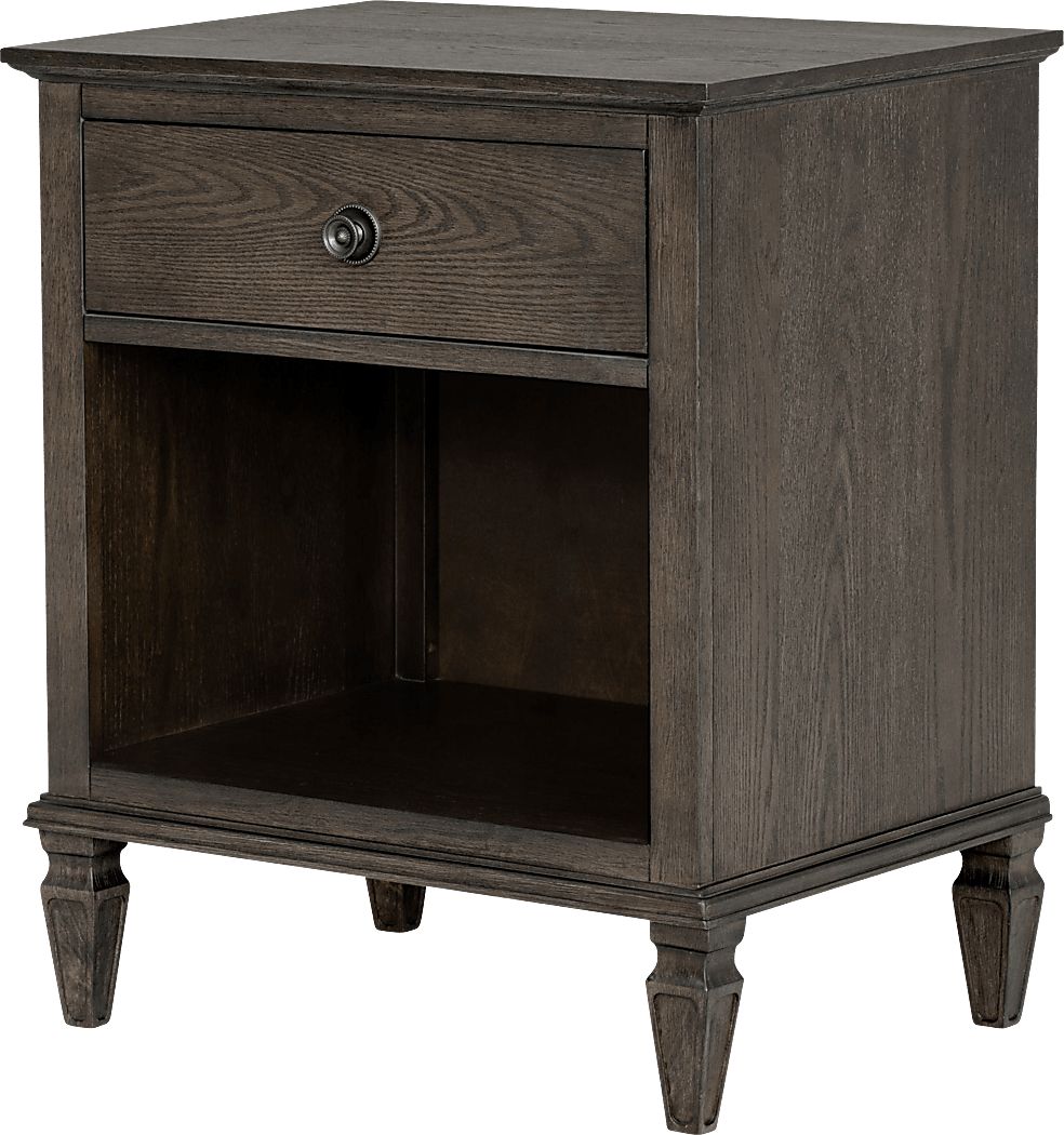 Iceway II Brown Nightstand