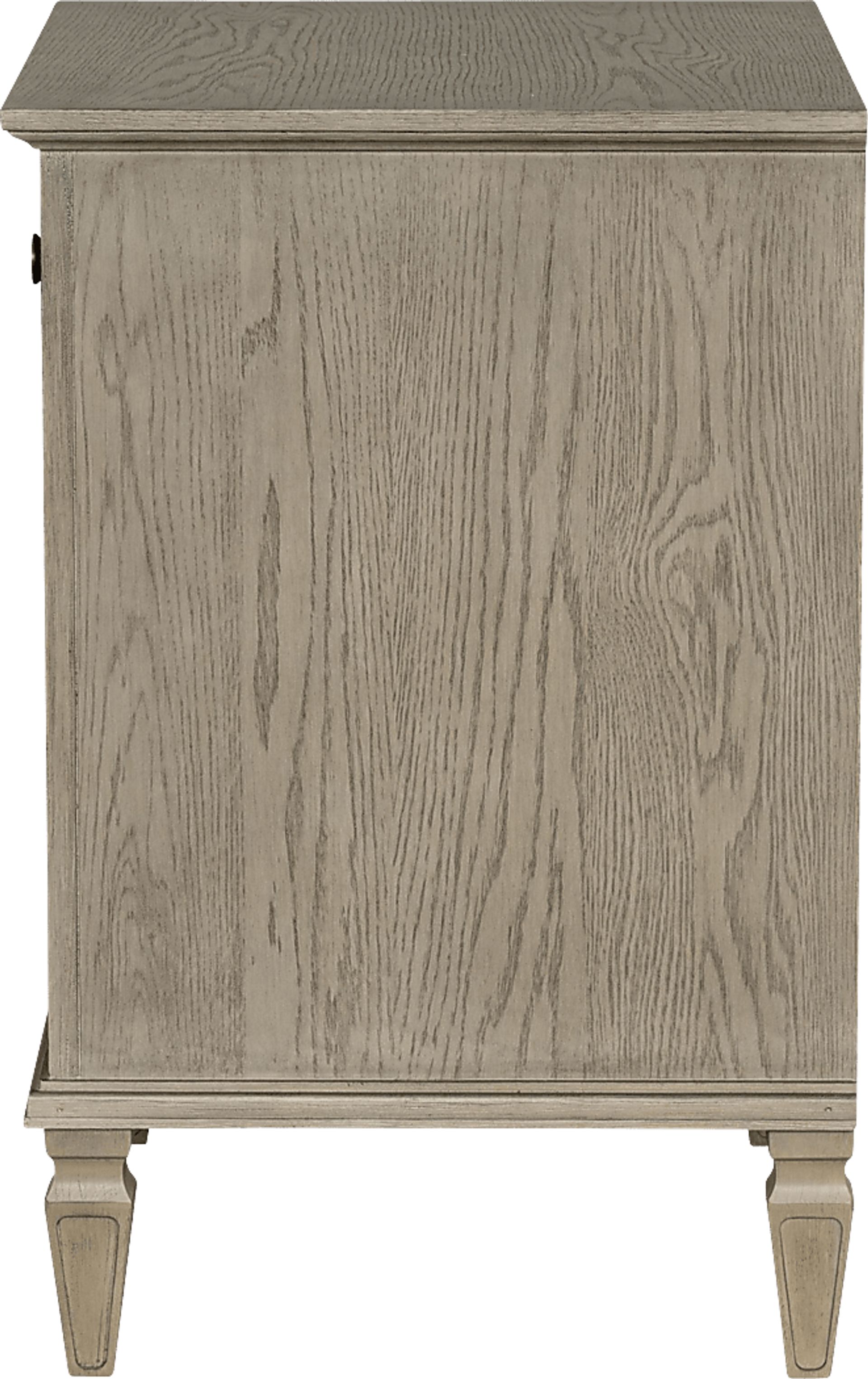 Iceway II Gray Nightstand - Image 6