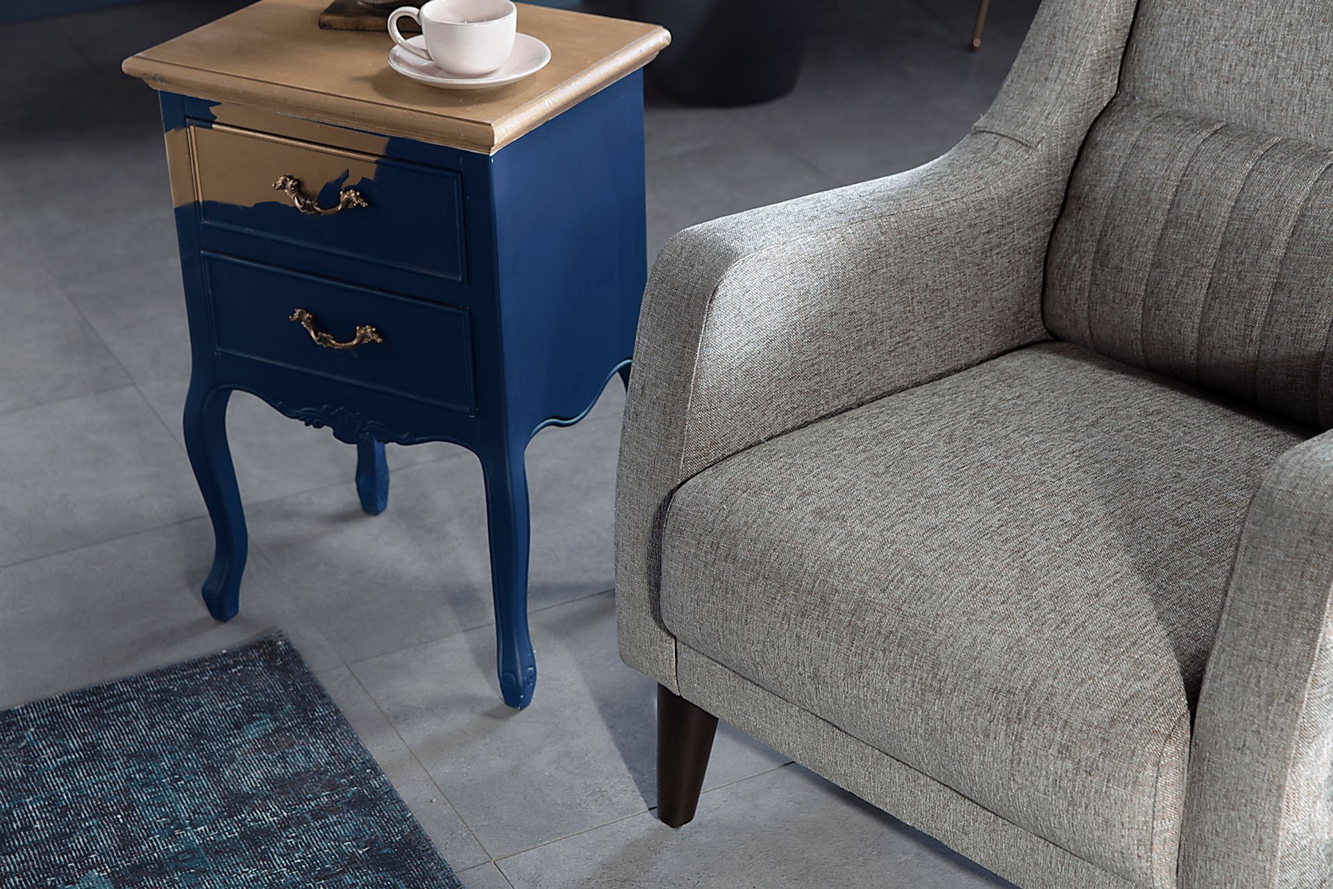 Ickenham Gray Accent Chair - Image 5