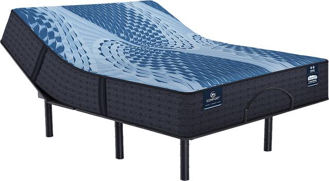 iComfort Aspire Medium Split King Mattress Set with Head Up Only Base - Thumbnail - Image 1